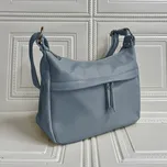 Kožená kabelka 6422 světle modrá, MAXFLY