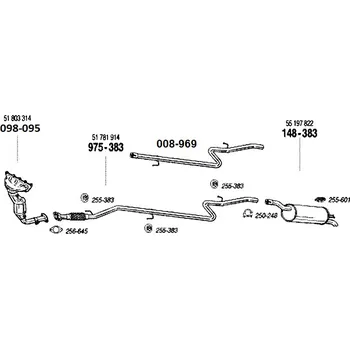 Náramek střední tr. bez vlnovce Bosal 008-969