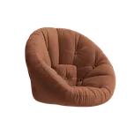 sofa NIDO (futonová pohovka) 90*180 cm clay brown 759