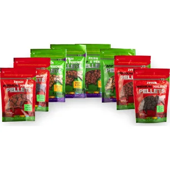 ZFISH CHYTACÍ PELETY PREMIUM HALIBUT 8MM/200G příchuť: Black Halibut