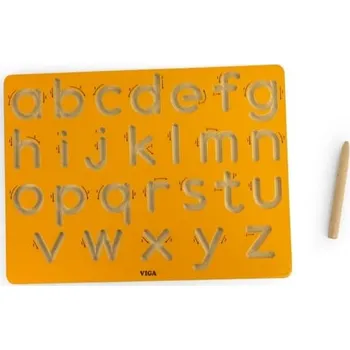 Dřevěná hračka Dřevěná tabulka - písmena