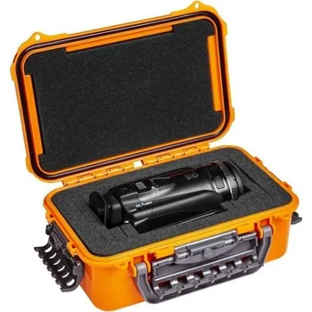 Pouzdro na rybářské vybavení Krabička Plano ABS Waterproof Cases Foam Orange Large