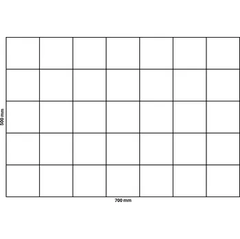 Gabionová síť 700x500 mm, oko 100x100 mm - Vysoká Kvalita Za Skvělou Cenu