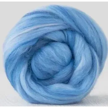 Ovčí rouno Ovčí rouno česané - světle modrý melír