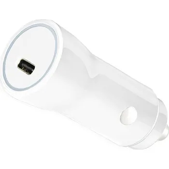 ER POWER 20W USB-C PD autonabíječka - bílá ERPW20PDC1WH