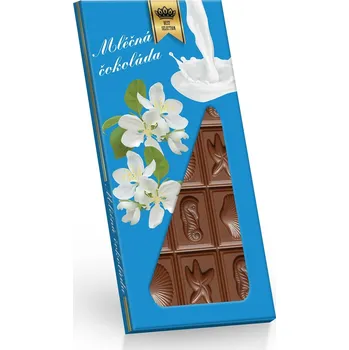 Čokoláda Selllot, s.r.o., K Hájům 34, 155 00 Praha 5 - Vyrobeno v EU Bílé květy - Mléčná čokoláda 100g