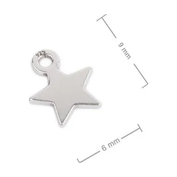 Přívěsek Stříbrný přívěsek malá hvězda