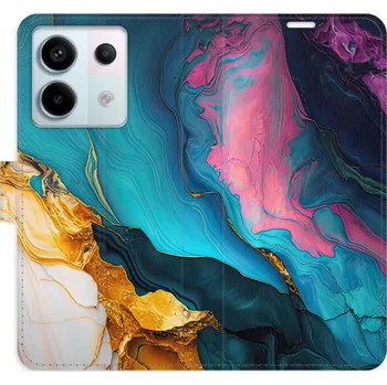 Pouzdro na mobilní telefon Flipové pouzdro iSaprio - Color Marble 31 - Xiaomi Redmi Note 13 Pro+ 5G