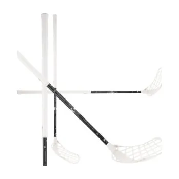 Florbalová hůl Zone floorball HYPER Composite Light 27 black/white Florbalová hůl černá / bílá, Pravá (pravá ruka dole), 100cm (=110cm)