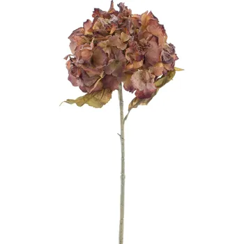 umělá květina umělá květina, Hortenzie - Hydrangea 'Espoo' starorůžová V81 cm