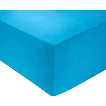 Prostěradlo Prostěradlo jersey tyrkysová TiaHome 70x140cm