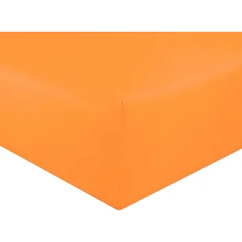 Prostěradlo Prostěradlo jersey oranžová TiaHome 160x200cm