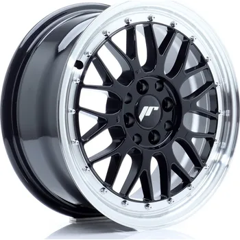 Alu kolo Japan Racing JR23 16x7 ET40 4x100/114,3 Gloss Black w/Machined Lip