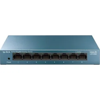 Switch TP-Link LiteWave switch LS108G (8xGbE, fanless)