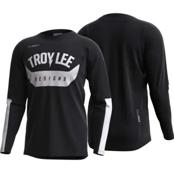 cyklistický dres TROY LEE DESIGNS cyklo dres SKYLINE AIR Aircore black - S