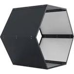 Přístřešek na dřevo G21 HEX 53 - 92 x 60 cm, antracitový