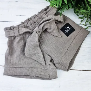 Kulišárny Dívčí šortky s mašlí mušelín SANDY VELIKOST: 92