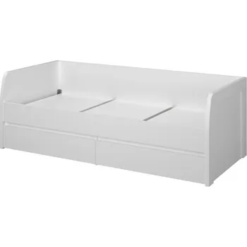 Postel MOB Jednolůžková postel 90 Tempo Kondela ERODON (bílá) (s roštem)