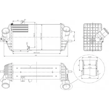 Chladič motoru Chladič turba HART 621 266