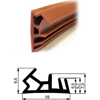 Příslušenství k oknu Těsnění SILLEN EURO 5150 béžová - silikon