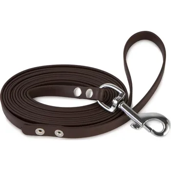 Vodítko pro psa FIREDOG BioThane vodítko 13mm 2m s ručkou Barva: Hnědá
