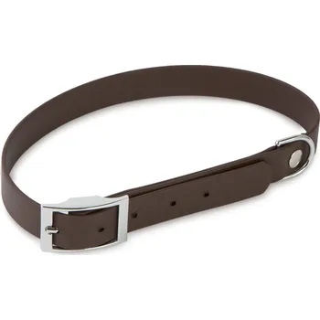 Obojek pro psa Firedog BioThane Obojek Basic 19mm 30-38cm Barva: Hnědá