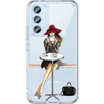 Pouzdro na mobilní telefon Kryt Samsung A54 5G Image pevný Lady 6 (obal neboli pouzdro na Samsung A54 5G)