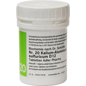 Přírodní produkt Kalium Aluminium Sulfuricum Svět esencí 400 tablet (100g) D12 (No.20)