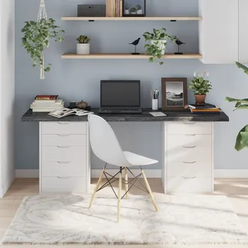 vidaXL Stolní deska tmavě hnědá 180x50x(2-4)cm ošetřený masivní dub