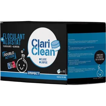 Bazénová chemie ClariClean -- Algistat + Floculant - 10 x 40g tablety