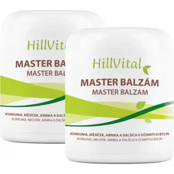 Masážní přípravek HillVital Master balzám dvojbalení 2x250ML -12 léčivých bylin pro úlevu od bolesti