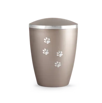 Smuteční dekorace Zvířecí urna Elegance Paws - Fumé 2,8l