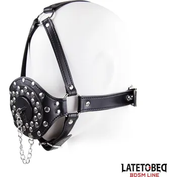BDSM obojek LATETOBED BDSM LINE OBLIČEJOVÝ POSTROJ ŠPUNT NASTAVITELNÝ
