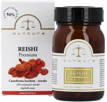 Přírodní produkt Puntura Reishi Premium 500 mg 100 cps.
