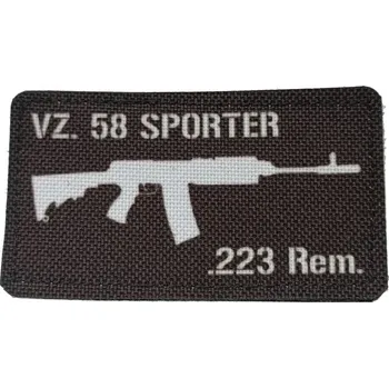 Nášivka Textilní nášivka VZ 58 SPORTER 223 Rem. - Černobílá, A.C.M.