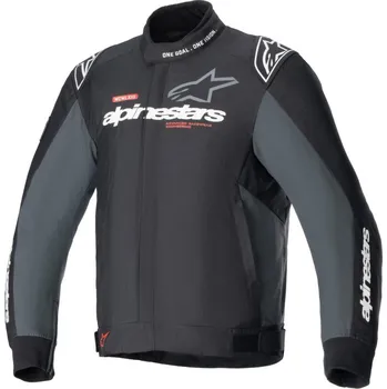 Moto bunda Bunda MONZA SPORT, ALPINESTARS (černá/tmavě šedá/červená/bílá) 2026 S