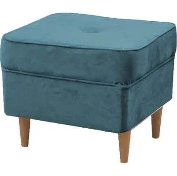 Taburet Taburet RUFINO 3 NEW látka petrolejová, nohy buk