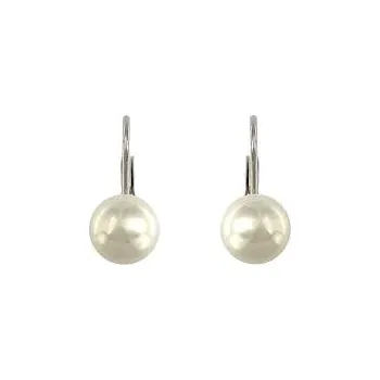 Náušnice Stříbrné náušnice perly 7mm