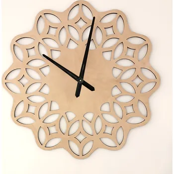 Hodiny MAJADESIGN Nástěnné hodiny BLOOM - BŘÍZA Velikost: 30x30