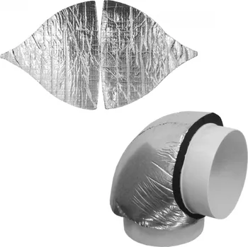 Tepelná izolace Izolace pro kruhovou odbočku 90° Průměr [mm]: ⌀ 125 VentilaPlast