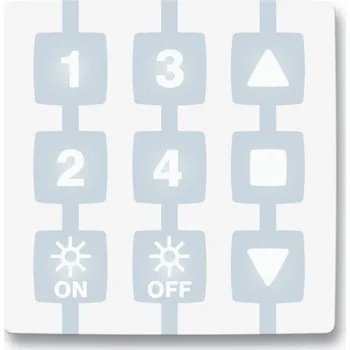 Dálkový ovladač vrat Nice WM004G dálkový ovladač Niceway pro ovládání 4 skupina a aktivaci slunečního senzoru