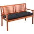 Podsedák Poduška na lavici polyester/duté vlákno 110 x 45 x 8 cm, antracit
