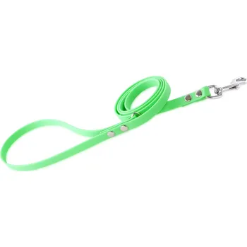 Vodítko pro psa FIREDOG BioThane vodítko 13mm 1,2m s ručkou a D-kroužkem Barva: Světle zelená