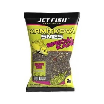 Návnadová surovina JetFish - Krmítková směs SPECIÁL KAPR Halibut/Krill 3kg
