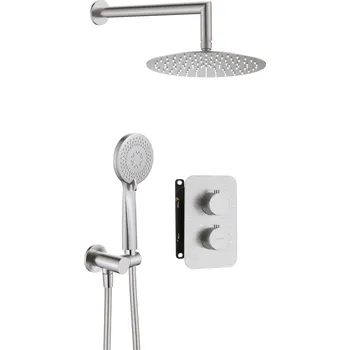 Sprchový set Deante Box sprchová sada pod omítku s dešťovou sprchou || BXYZFEBT