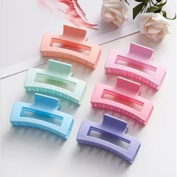 6 dílná sada barevných skřipců 5x8,5 cm (Vlasové doplňky )