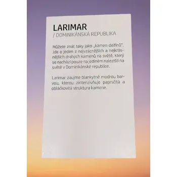 Kartička k LARIMARU