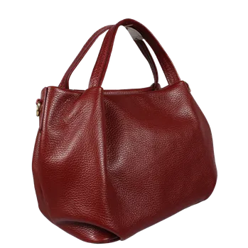 Kabelka NovaKabelka.cz Kožená italská crossbody kabelka Tea Rossa Scura