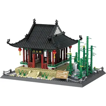 ostatní stavebnice Wange 5236 – Pavilon Zuiweng, 917 dílků | Architektonická stavebnice Čína