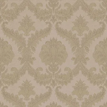 Tapeta Cristiana Masi by Parato Hnědá vliesová zámecká tapeta na zeď, 33334, Tradizioni, Cristiana Masi by Parato, velikost 10,05 x 0,53 m